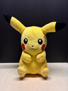 Pikachu Backpack Plush W/Straps Pokemon Nintendo 2014 F.A.B. Starpoint